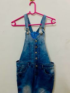 Women&#39;s Denim Slim Fit Dungaree