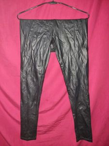 Leather Leggings For Girls Black