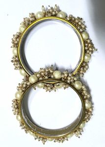 Polka Beads Bangle Set (2-Piece)