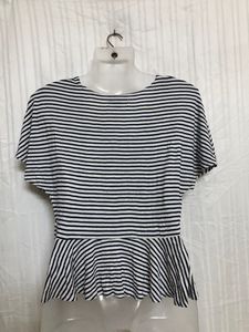 Woman Only White V Neck Top