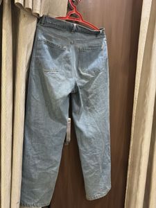 Ripped Wide Leg Jeans