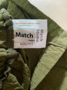 Olive Green Cargo Maxi Skirt