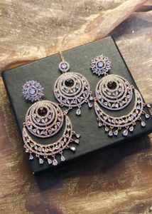 Earrings With maangtika