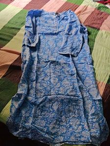 Blue Paisley Dress