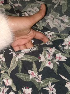 Floral Print Crop Top