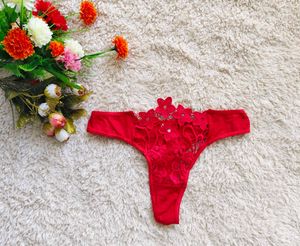 Red Floral Lingerie Set