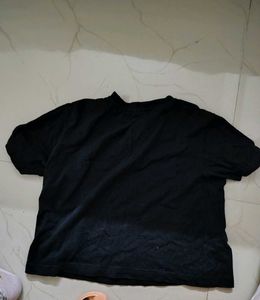 Black Graphic Print T-Shirt