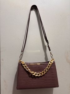 Coffee Brown Sling Bag
