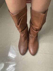 Brown Leather Boots