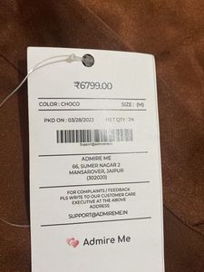 Brown Satin Blouse With Wrap Skirt