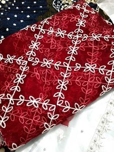 Kurta Pant And Duptta Set ....