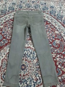 Stylish Olive Green Kids Jeans