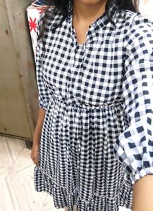 Gingham Checkered Dress