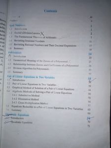Class X, NCERT Maths Book (CBSE)