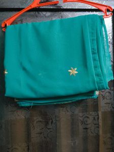 Elegant Green Saree