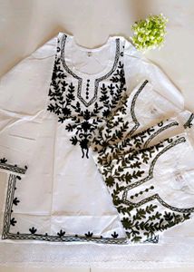 Cotton Chikankari Top