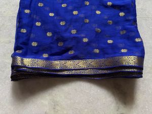 Blue &amp; Gold Dupatta
