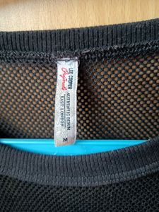 Lee Cooper Mesh Black Top