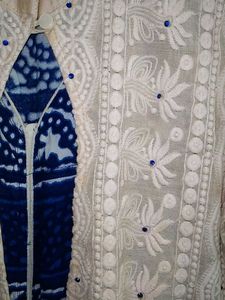 Embroidered Kurti with Palazzo Pants