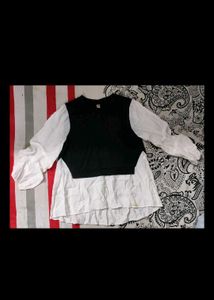 Black Cropped Wide Leg Pants