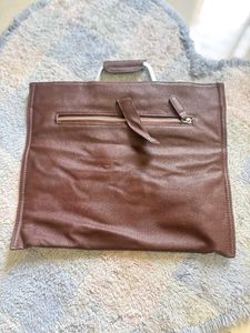 Factorum Leather Tote Bag