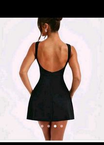 Savana Chic Black Mini Dress