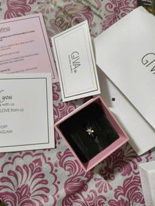 Giva 925 Silver Beautiful Orchid Ring