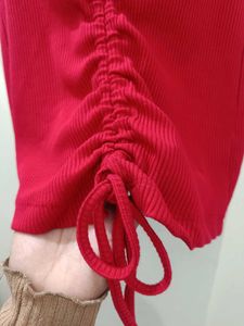 Red Sleeveless Top