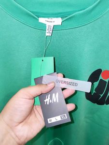 H&amp;M UNISEX OVERSIZE BAGGY SWEATSHIRT 👀🔥😎