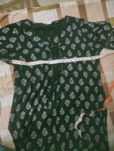 Black And White Kurta Set