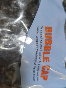 SPORTS 100% silicon, bubble swim cap.