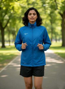 Nike Blue Women's Sport Running Jacket Size M