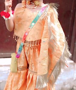 Girl&#39;s Ethnic Dress for haldi function