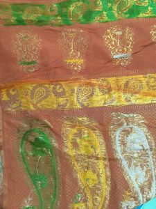 Vintage Handloom Tissue silk Saree