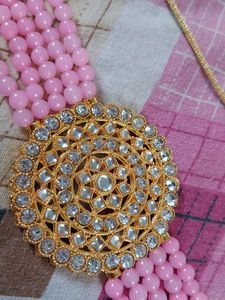 Heavy Stone Pink Choker