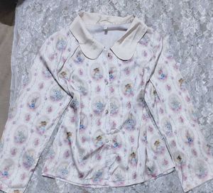 *SALE* Soft Girl Milky White Button Down Blouse