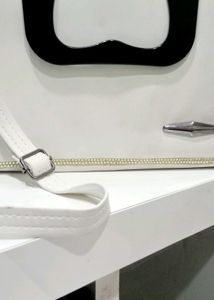 Unique White &amp; Black Handbag