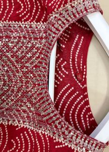 Red Printed Kurti