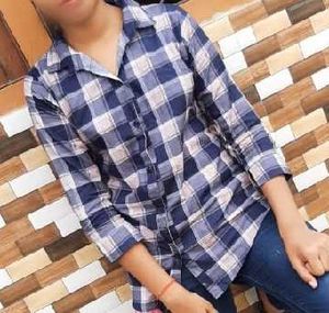 Blue Checkered Shirt