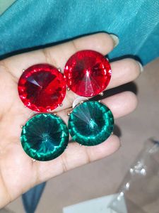 Buy1Get1 Hydroglass stone earrings