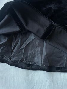 Elegant Velvet Midi Skirt