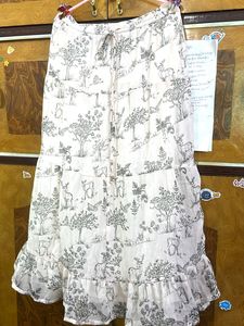 QUIERO Printed Oyster Midi Skirt L/34