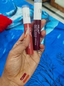 Nude And Maroon Colour Lipstick 💄