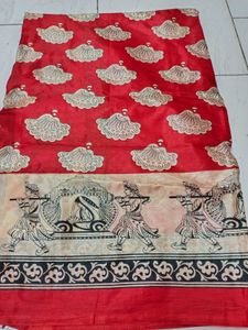 Beautiful New Paper Silk Saree