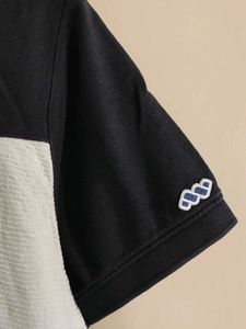 Black White Gray Big Horizontal Stripes Tshirt