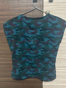 Camouflage Crop Tshirt