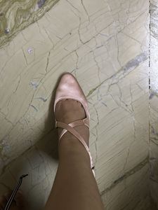 Rose Gold Ankle Strap Heels