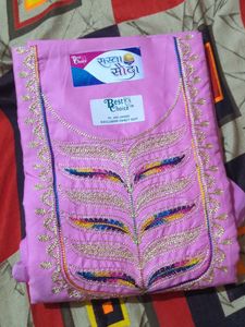 Pink Embroidered Fancy Suit