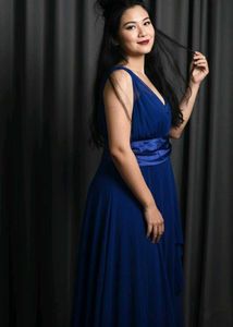 Elegant Blue Formal Dress