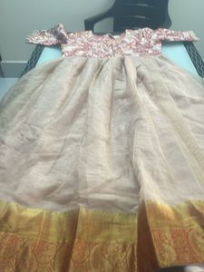 Peach Ethnic Gown